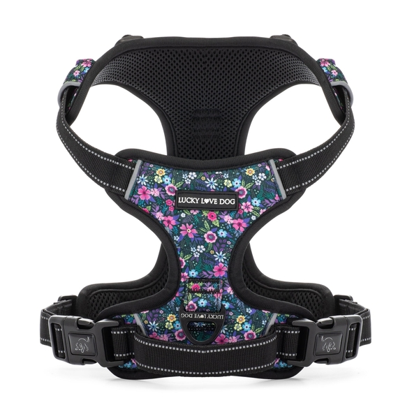 Lucky Love Dog Other - Lucky Love Dog Harness • Easy Walker • Primrose Floral Soft 17 - 22"